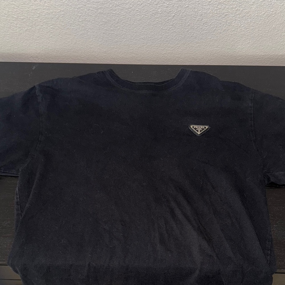 Prada Black Short Sleeve Tee